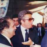 L�eliminazione port� a sorpresa gli Azzurri a giocare a Bari, citt� prescelta in partenza come sede per la �finalina� che avrebbe decretato il terzo e il quarto posto nella classifica del Mondiale. Sabato 7 luglio il presidente della F.I.G.C. Antonio Matarrese e il presidente del C.R.A. Puglia, Onofrio Lattarulo, accolsero da padroni di casa l'allora Presidente del Consiglio, Giulio Andreotti